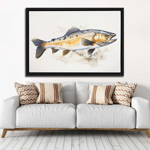 Iridescent Salmon - Luxury Wall Art - Canvas Print