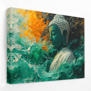 Jade Buddha Statue - Luxury Wall Art