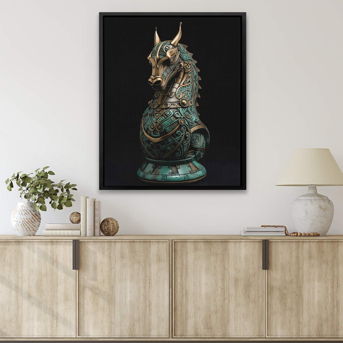 Jade Horse - Luxury Wall Art