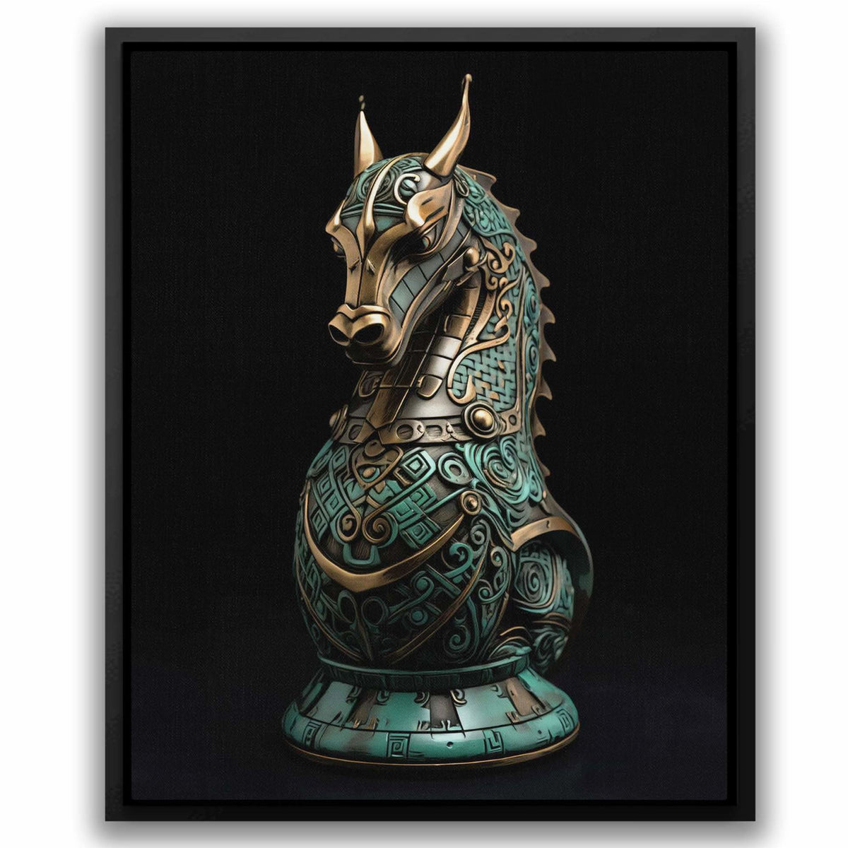 Jade Horse - Luxury Wall Art