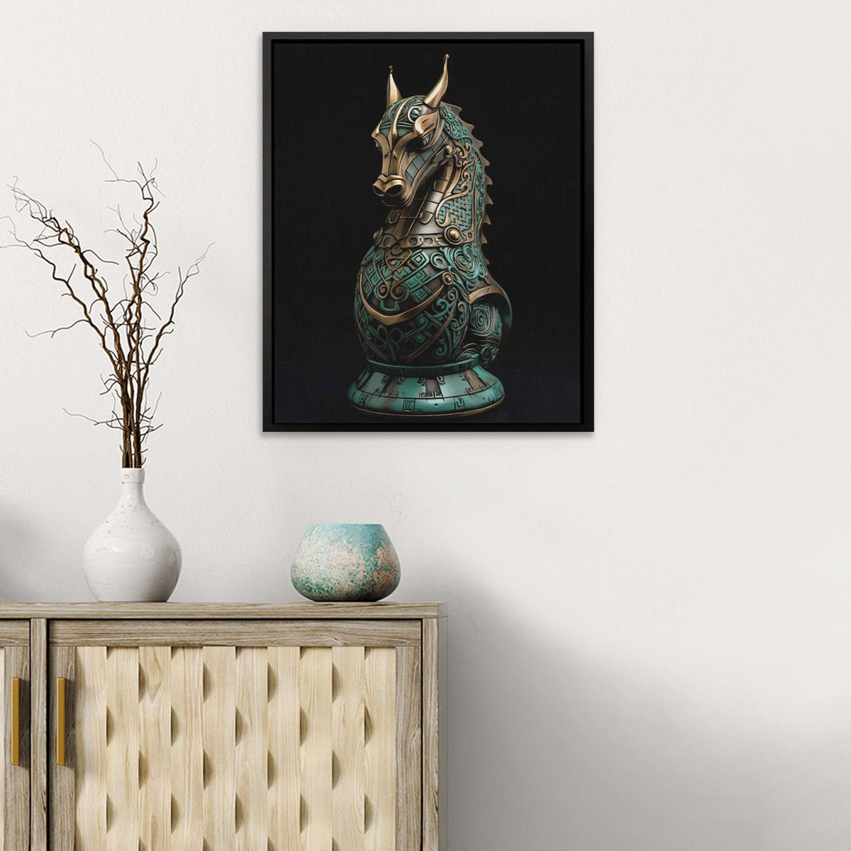 Jade Horse - Luxury Wall Art