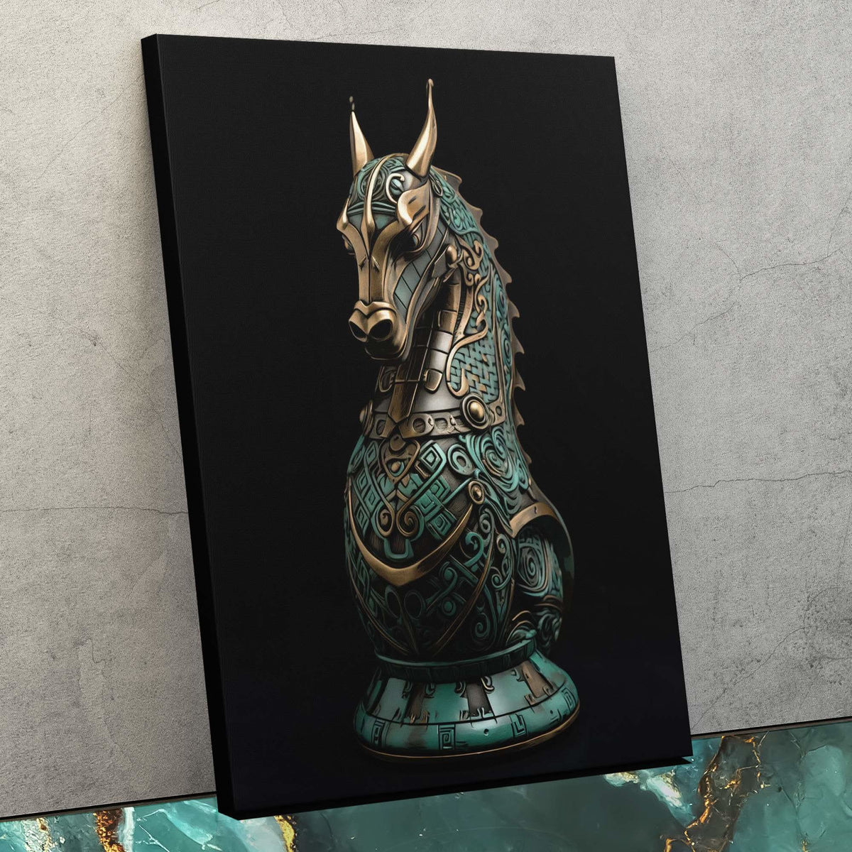 Jade Horse - Luxury Wall Art