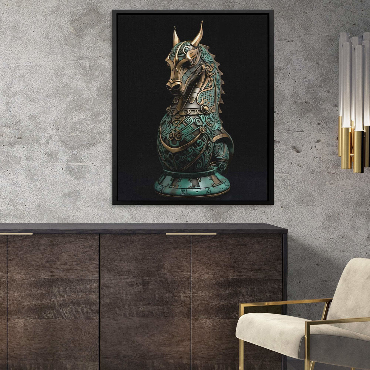 Jade Horse - Luxury Wall Art
