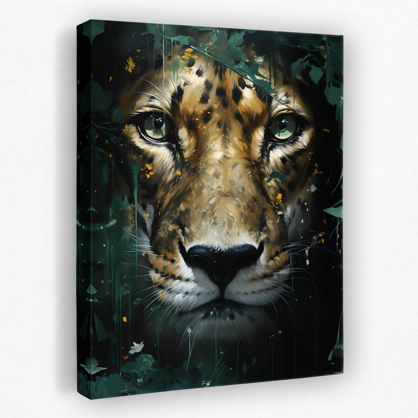 Jade Leopard - Luxury Wall Art
