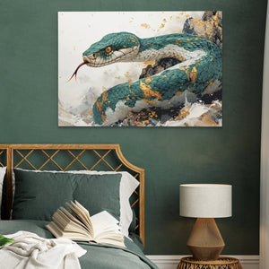 Jade Snake - Luxury Wall Art