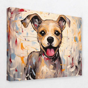 Joyful Puppy - Luxury Wall Art