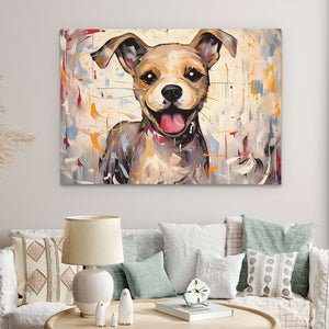 Joyful Puppy - Luxury Wall Art