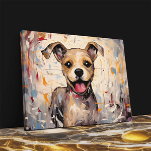 Joyful Puppy - Luxury Wall Art