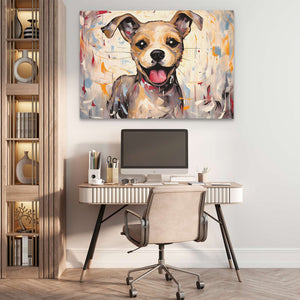 Joyful Puppy - Luxury Wall Art