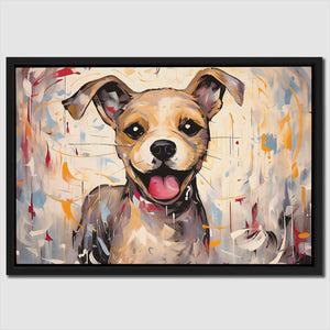 Joyful Puppy - Luxury Wall Art