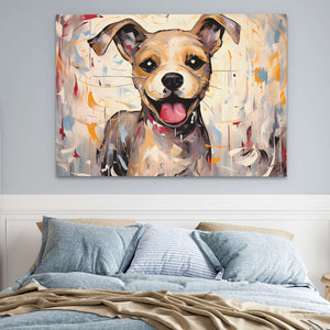 Joyful Puppy - Luxury Wall Art