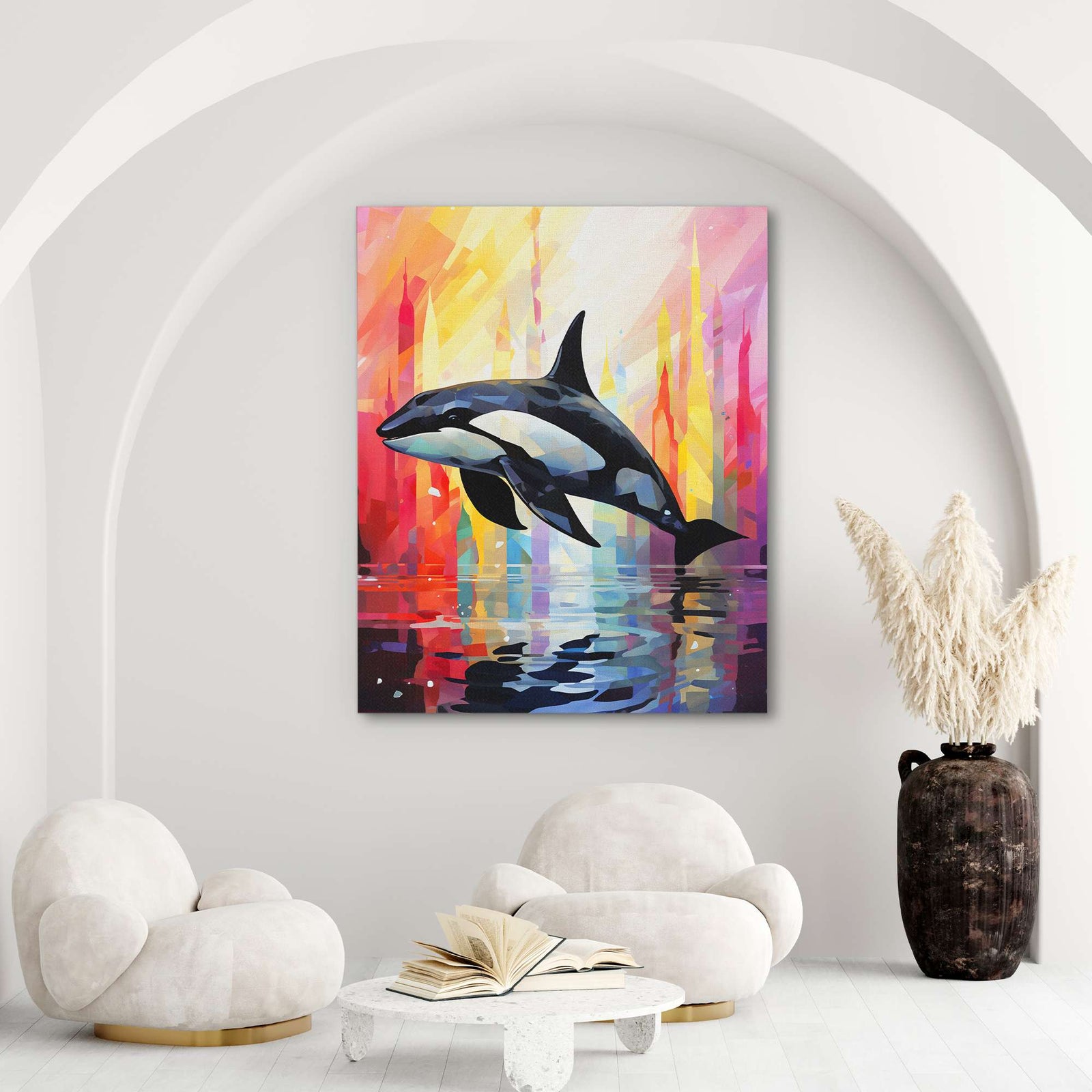 Jumping Orca - Luxury Wall Art