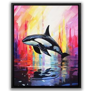 Jumping Orca - Luxury Wall Art