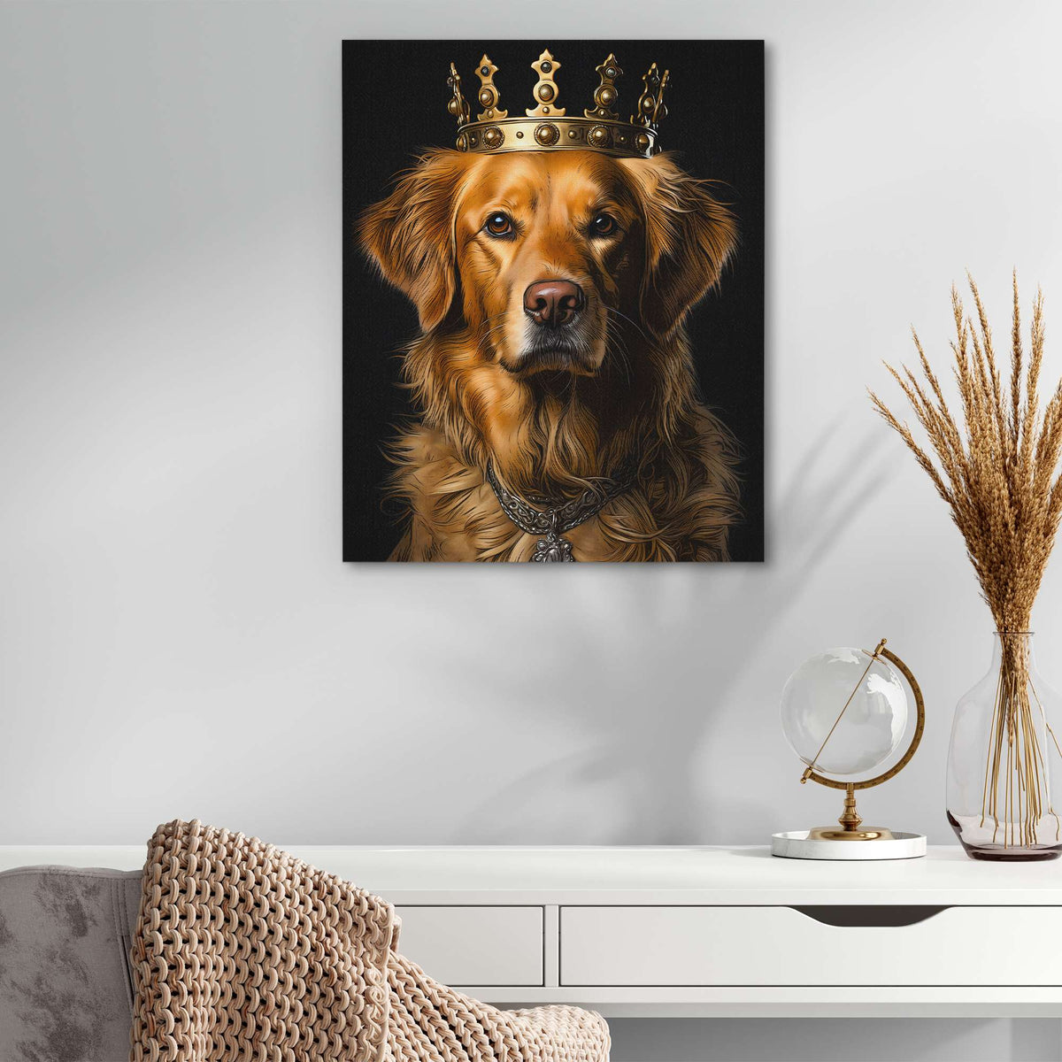 King Golden - Luxury Wall Art