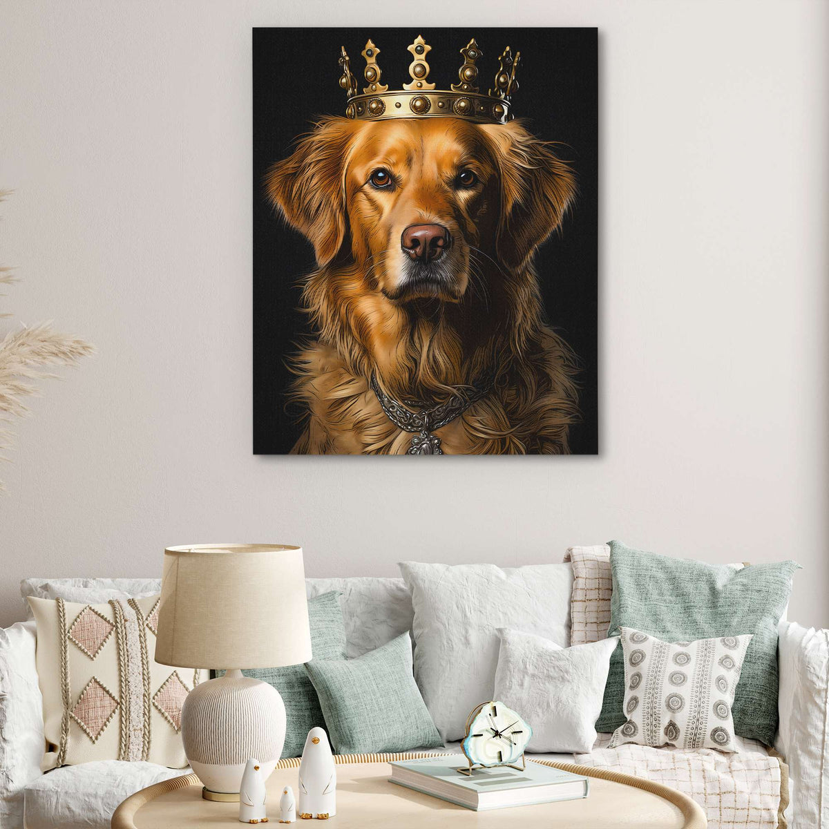 King Golden - Luxury Wall Art