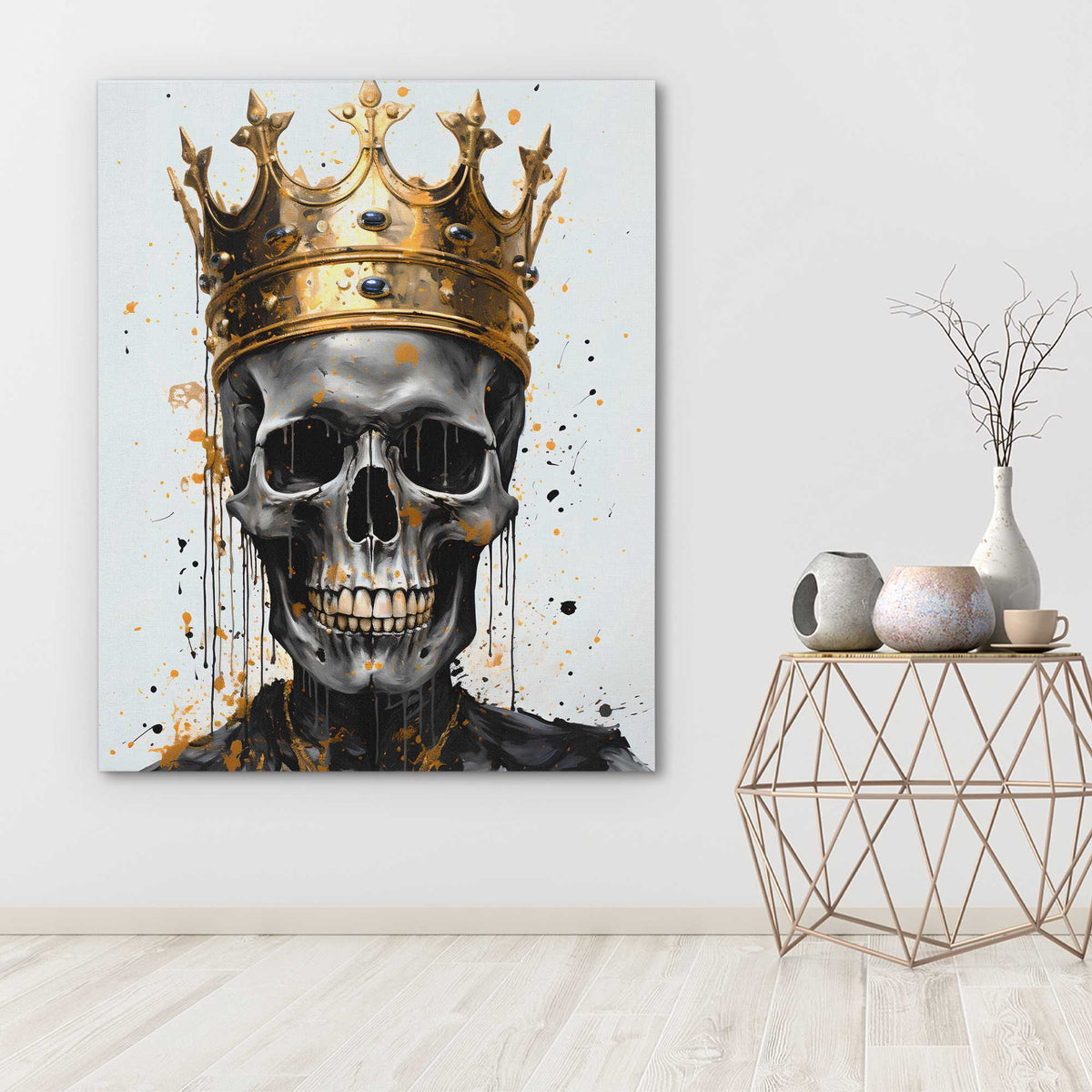 King of Bones - Luxury Wall Art - Canvas Print