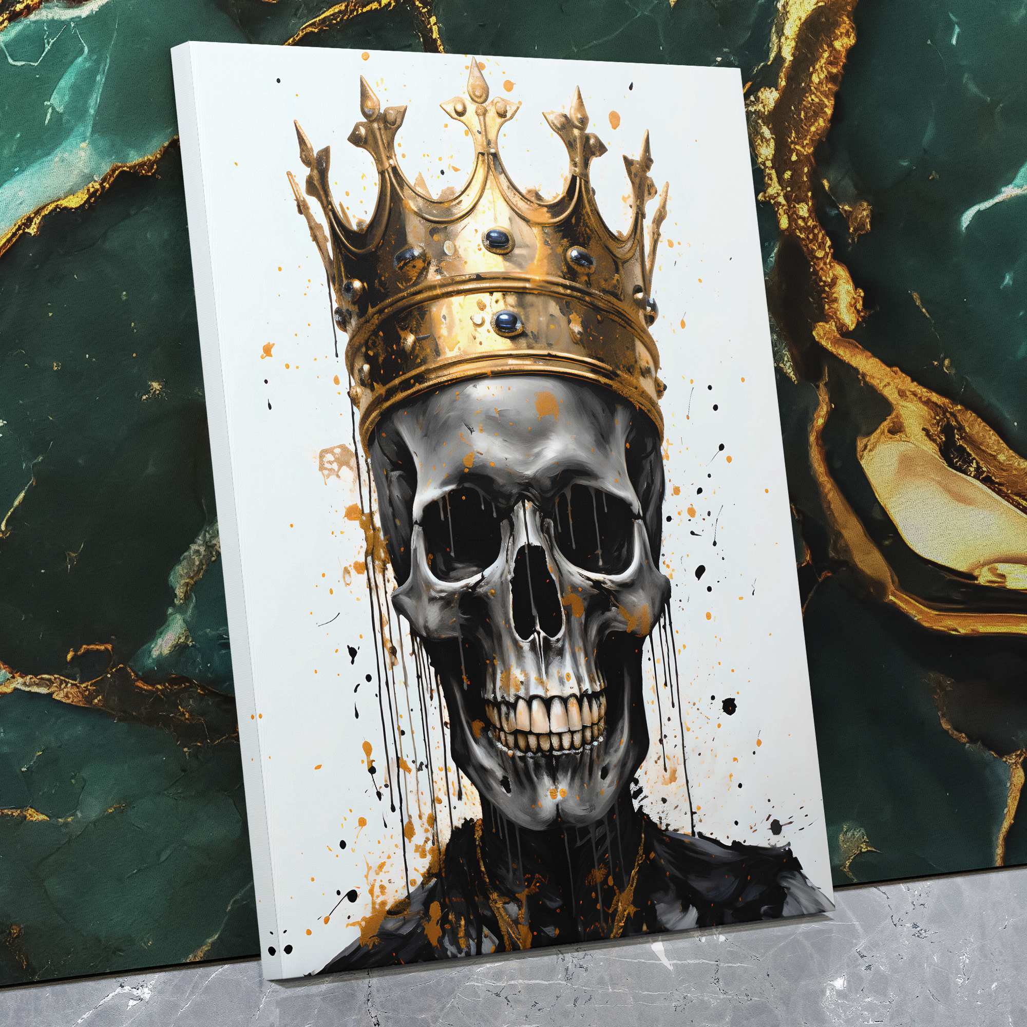 King of Bones - Luxury Wall Art - Canvas Print
