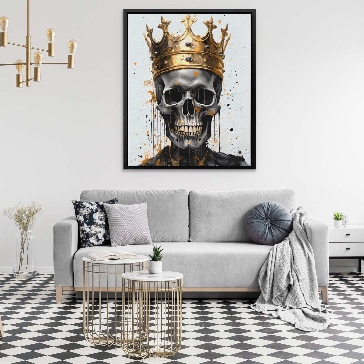 King of Bones - Luxury Wall Art - Canvas Print
