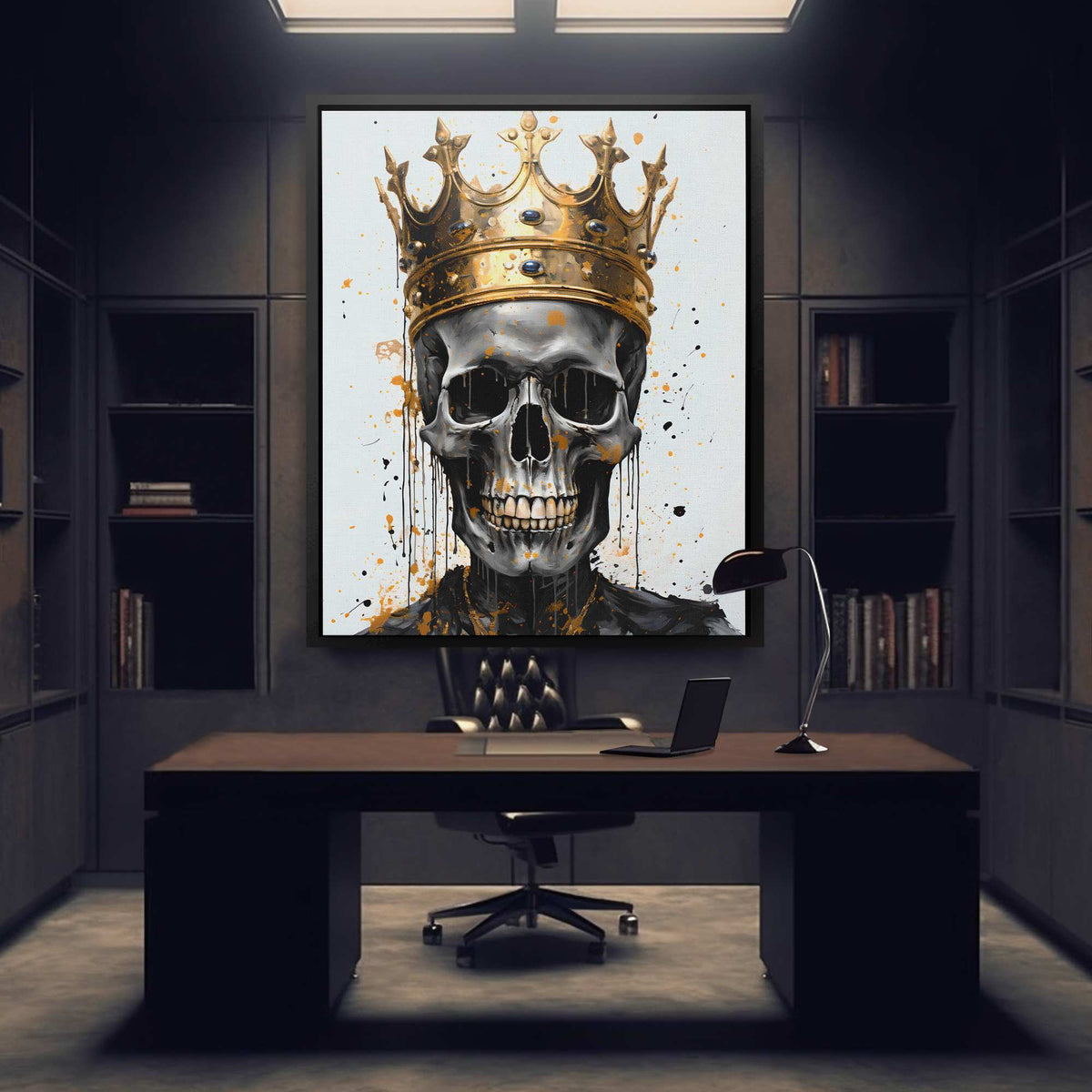 King of Bones - Luxury Wall Art - Canvas Print