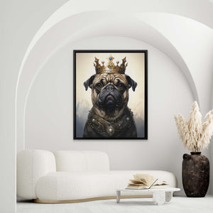 King Pug - Luxury Wall Art