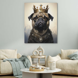 King Pug - Luxury Wall Art