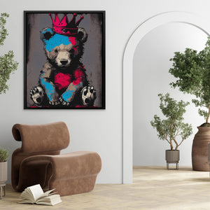 King Teddy - Luxury Wall Art