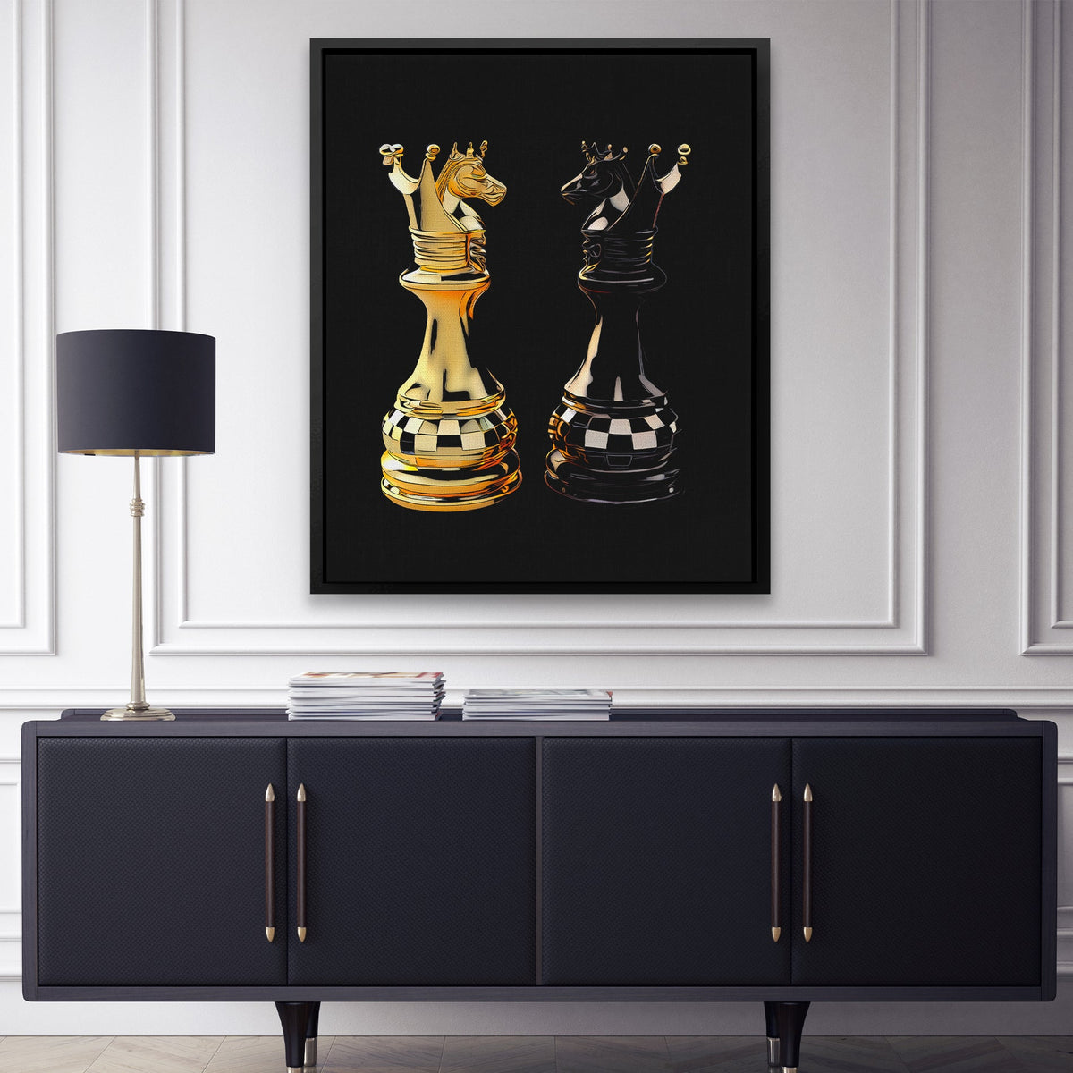 Knight&#39;s Dueling - Luxury Wall Art