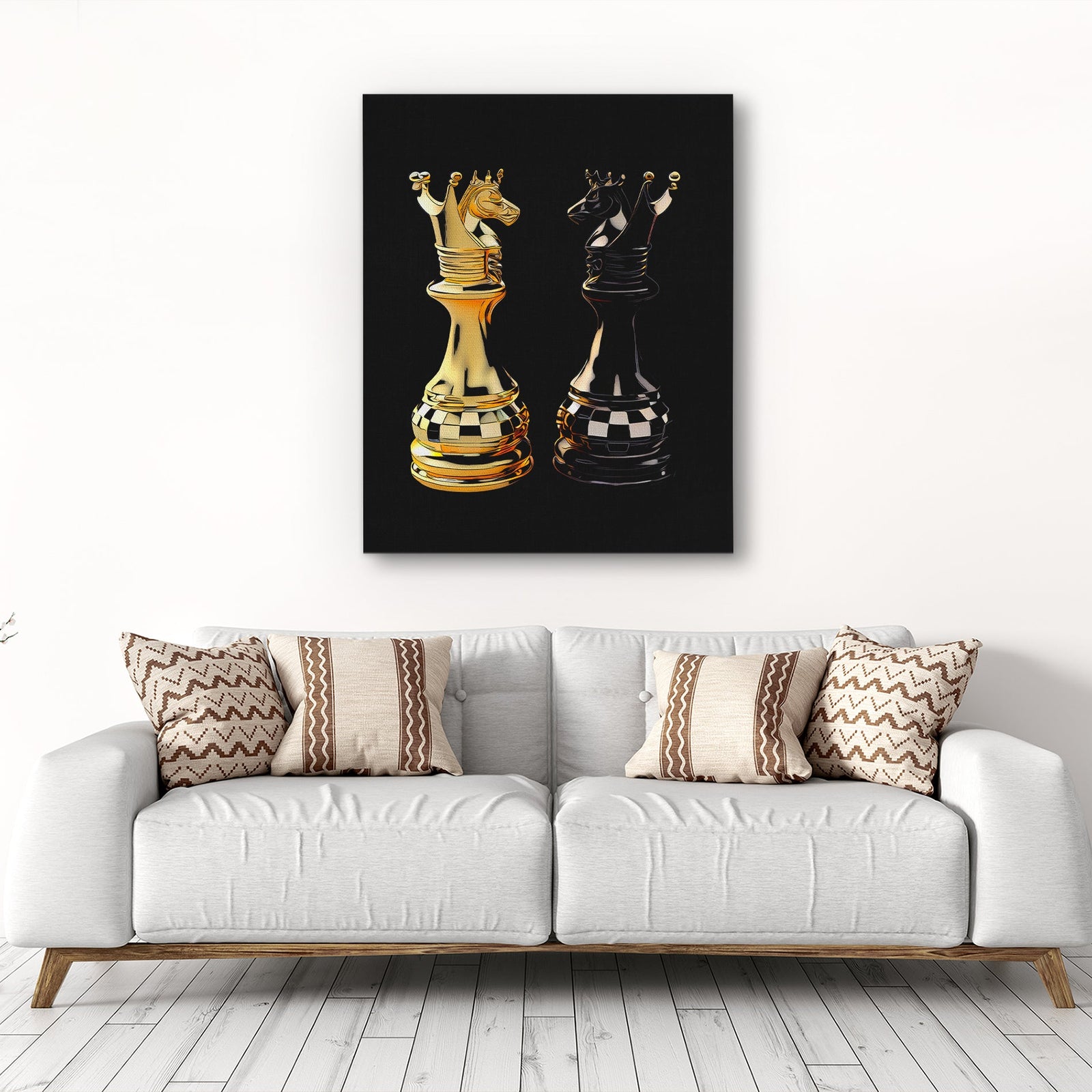 Knight's Dueling - Luxury Wall Art
