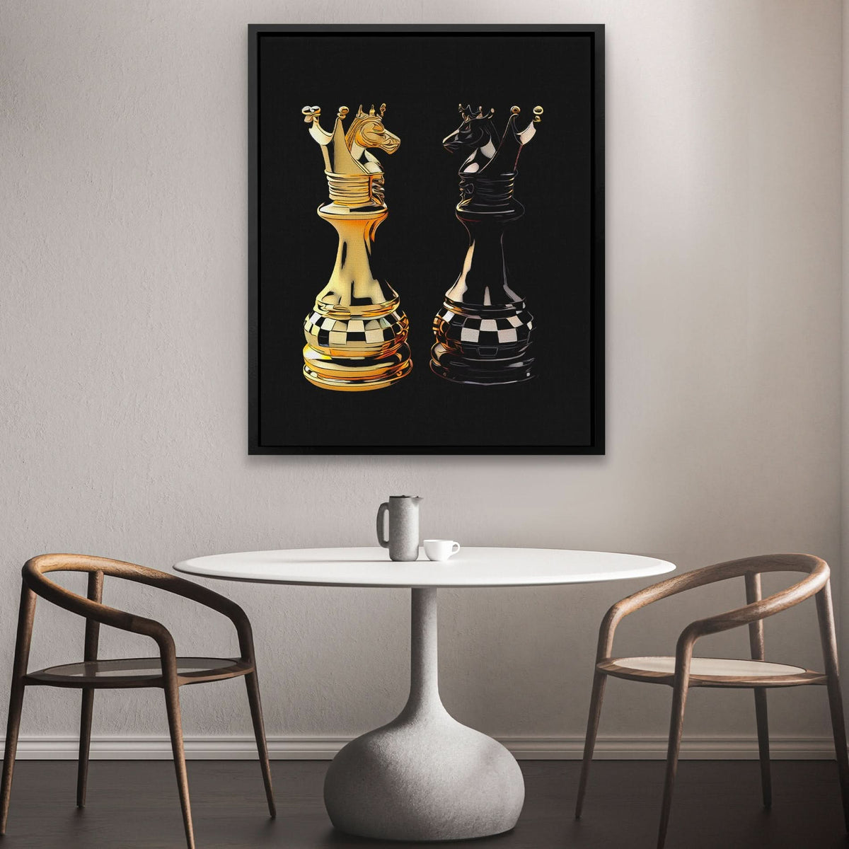 Knight's Dueling - Luxury Wall Art