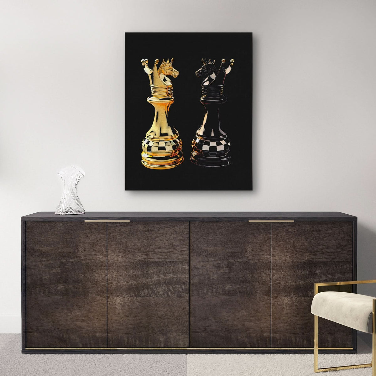 Knight's Dueling - Luxury Wall Art