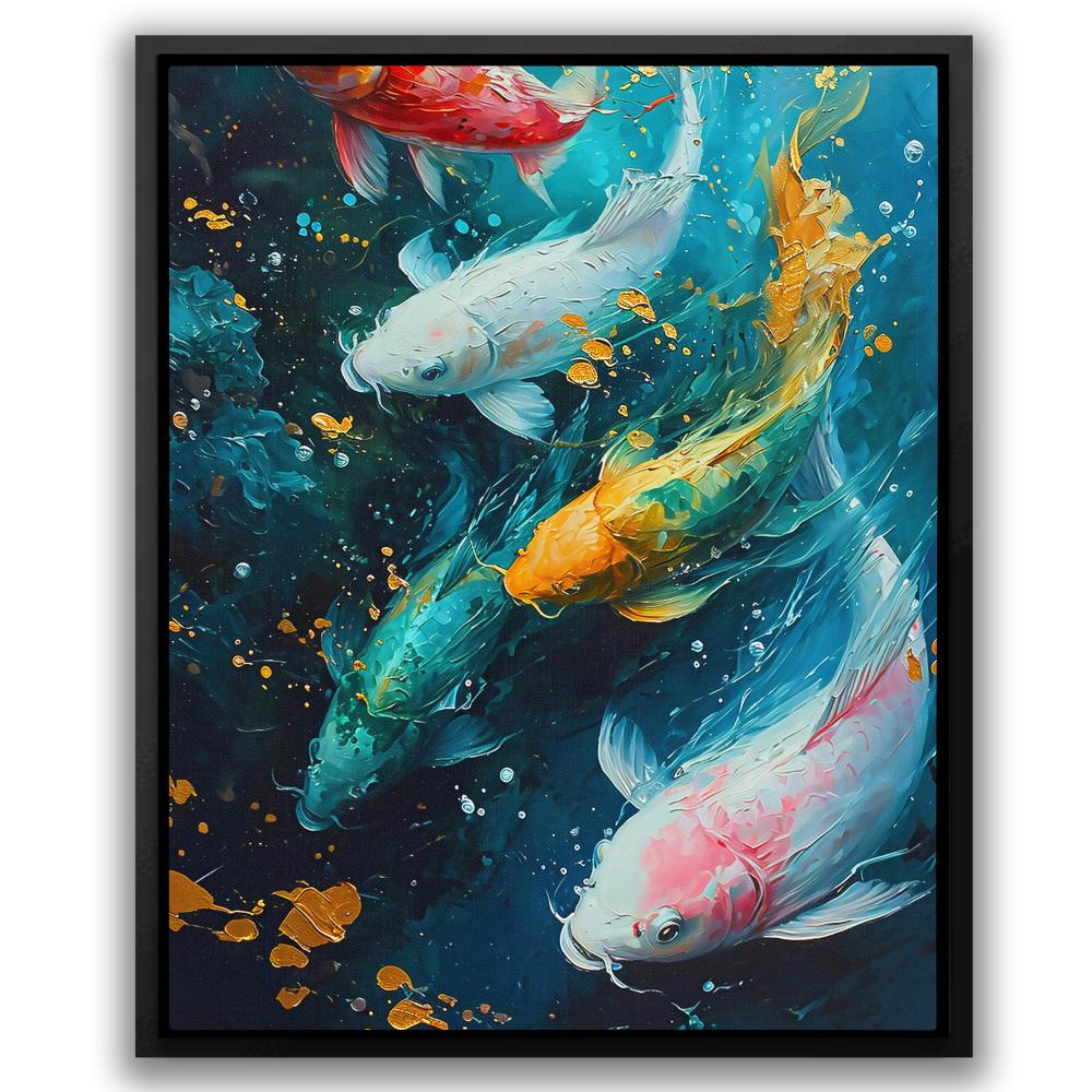 Koi Rainbow - Luxury Wall Art