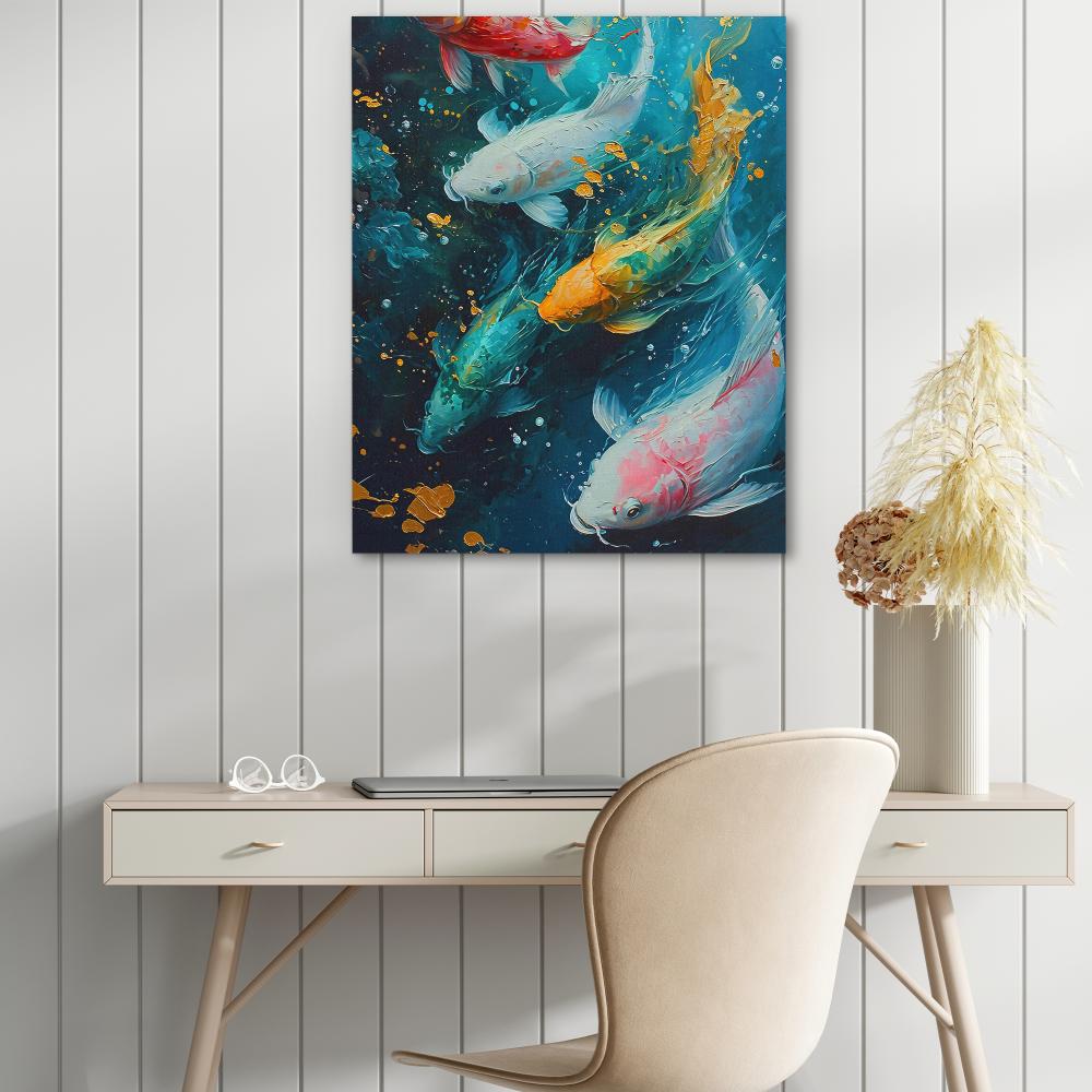 Koi Rainbow - Luxury Wall Art