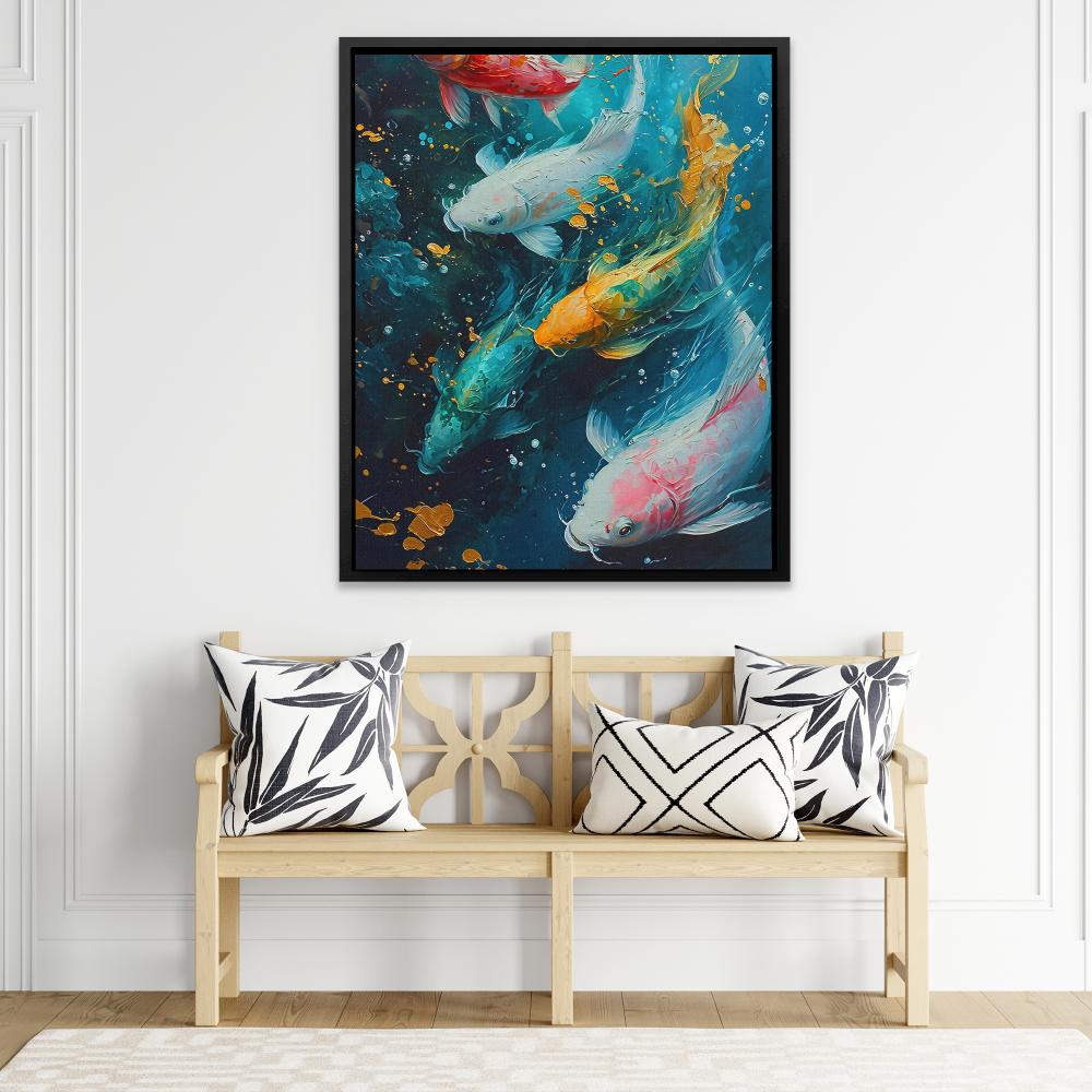 Koi Rainbow - Luxury Wall Art
