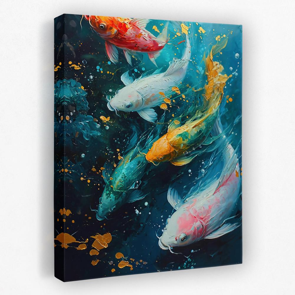 Koi Rainbow - Luxury Wall Art