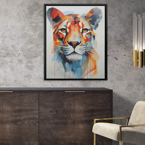 Lazy Puma - Luxury Wall Art