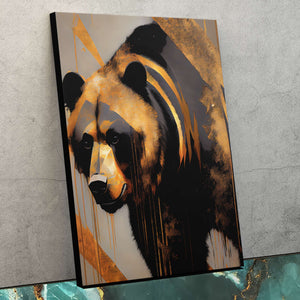 Leaning Brown Bear - Luxury Wall Art