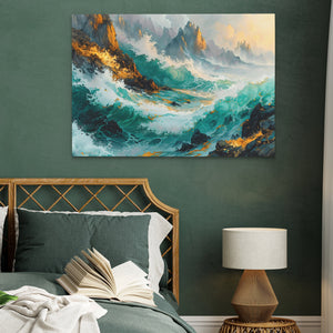 Legendary Waves - Luxury Wall Art