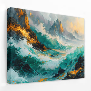 Legendary Waves - Luxury Wall Art