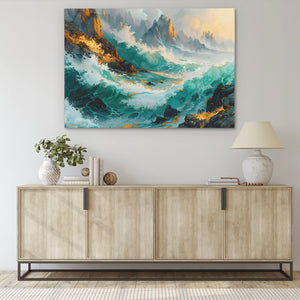 Legendary Waves - Luxury Wall Art