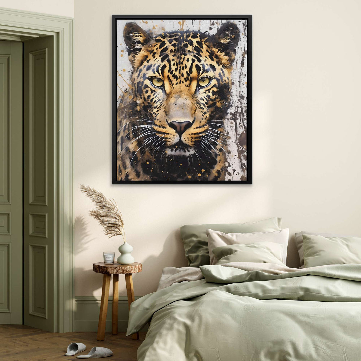 Leopard&#39;s Dance - Canvas - Luxury Wall Art