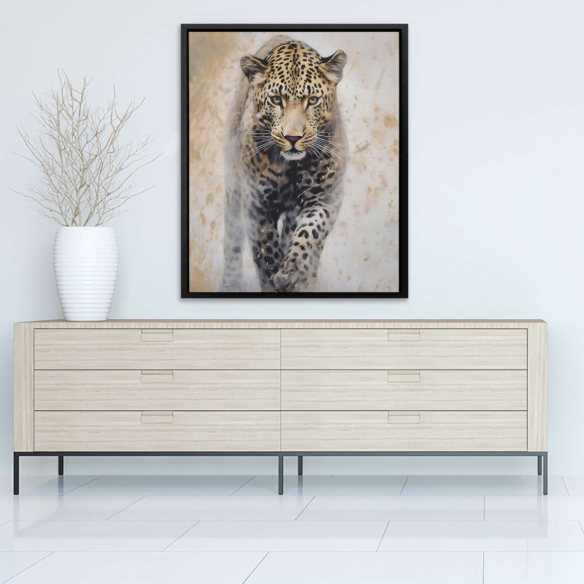 Leopard&#39;s Enigma - Luxury Wall Art