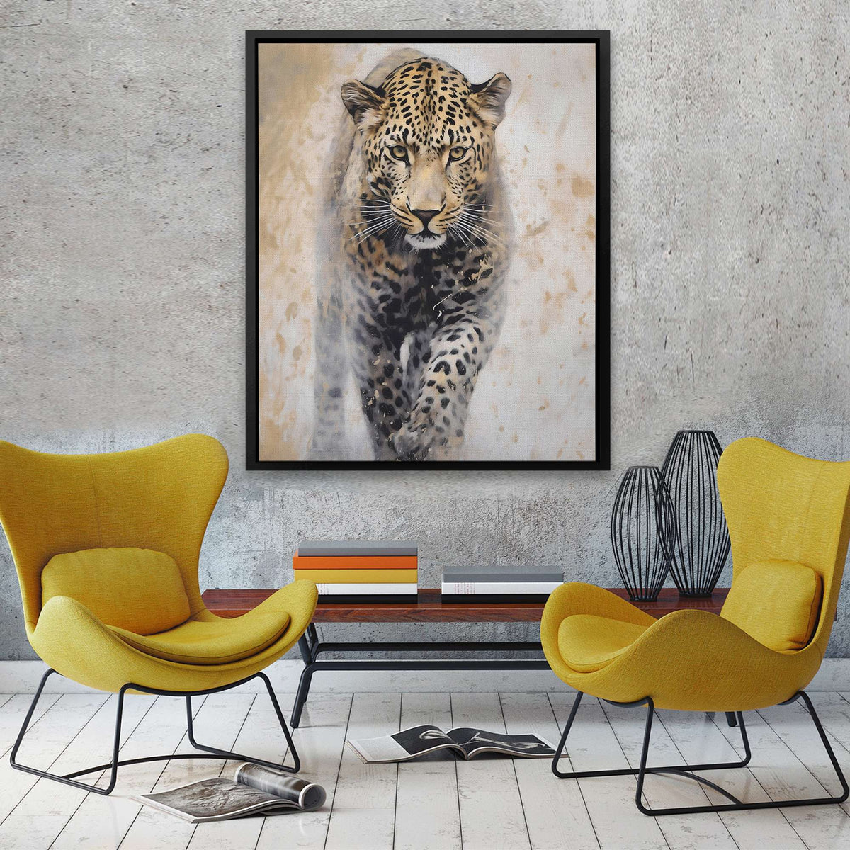 Leopard&#39;s Enigma - Luxury Wall Art