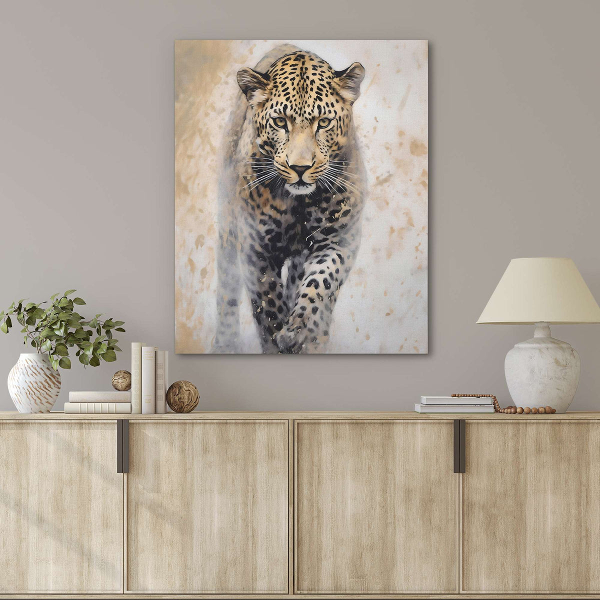 Leopard&#39;s Enigma - Luxury Wall Art