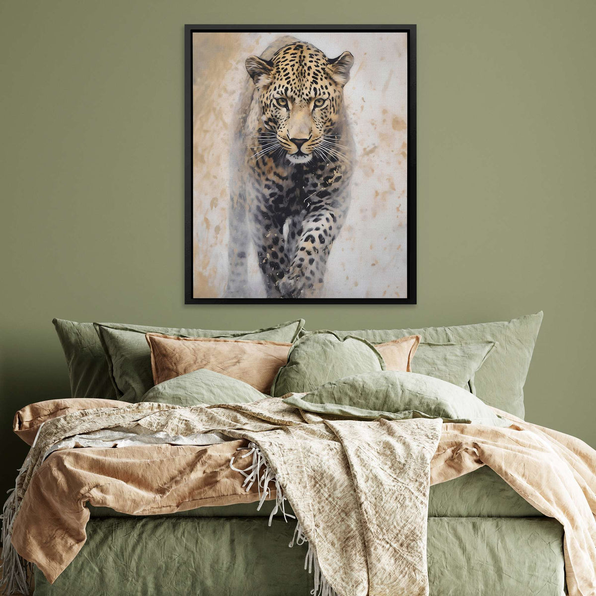 Leopard&#39;s Enigma - Luxury Wall Art