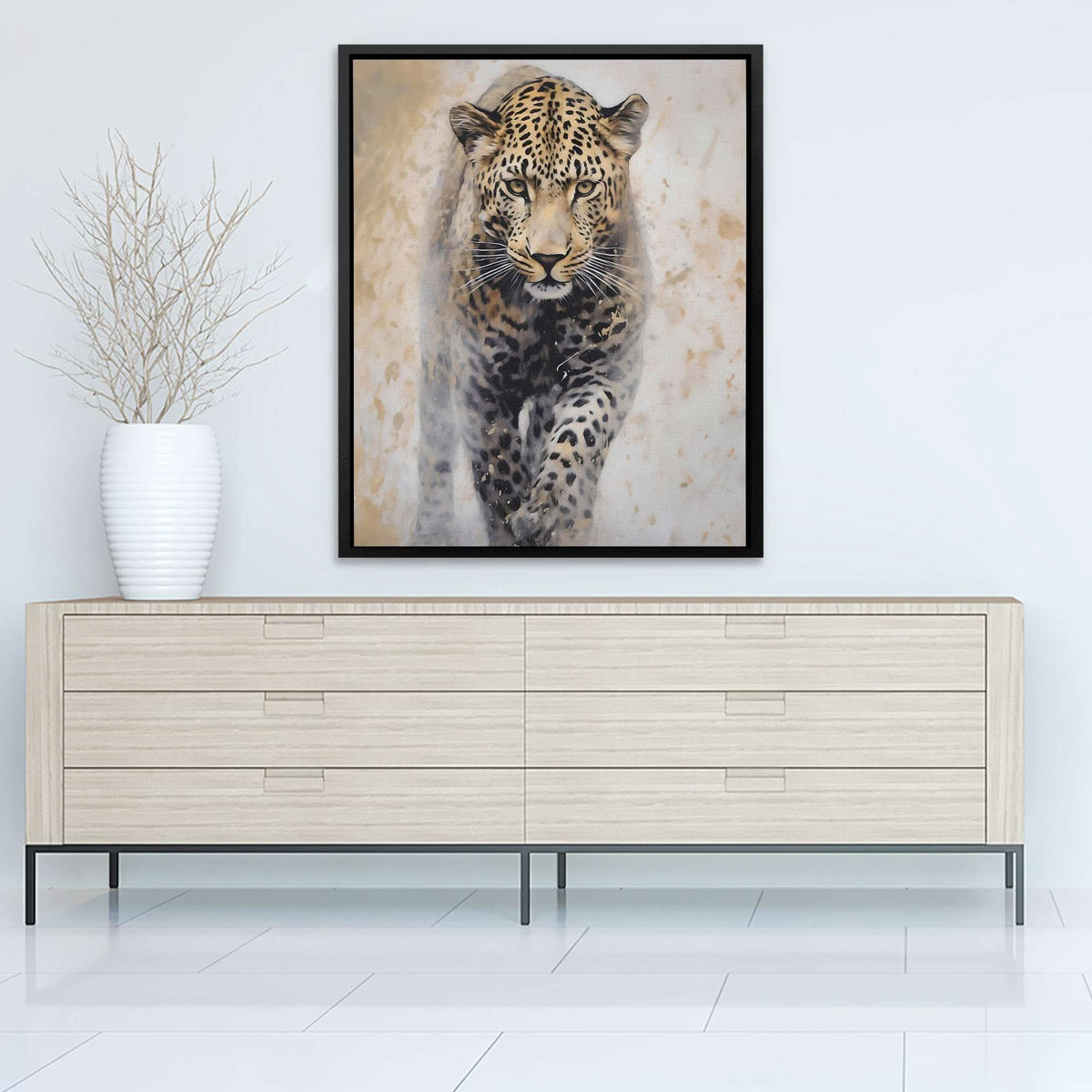 Leopard's Enigma - Luxury Wall Art