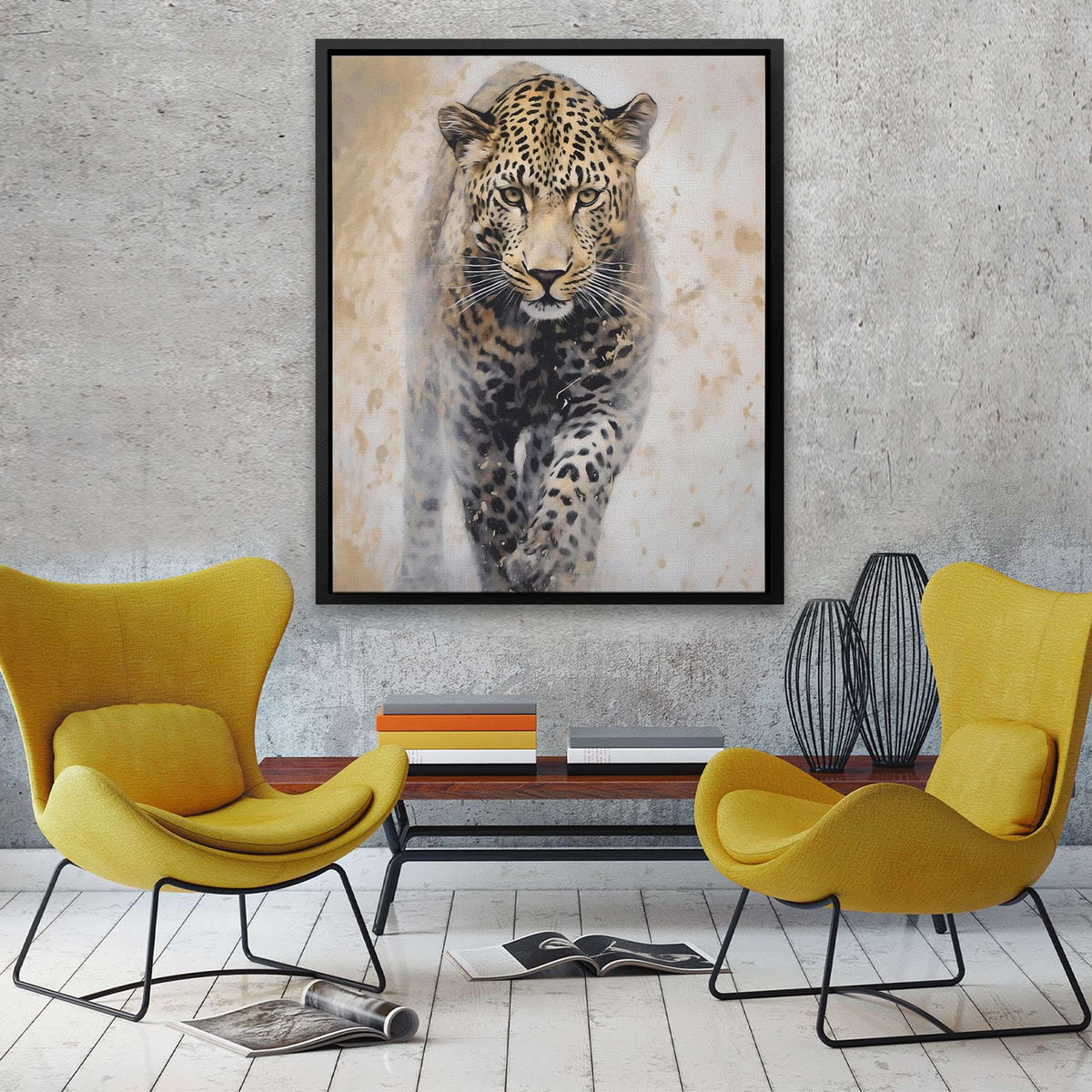 Leopard's Enigma - Luxury Wall Art