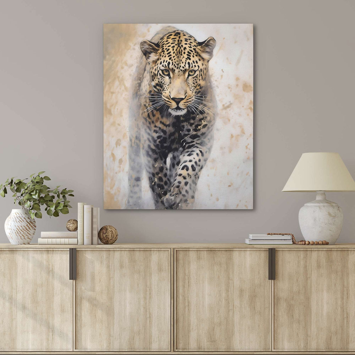 Leopard's Enigma - Luxury Wall Art