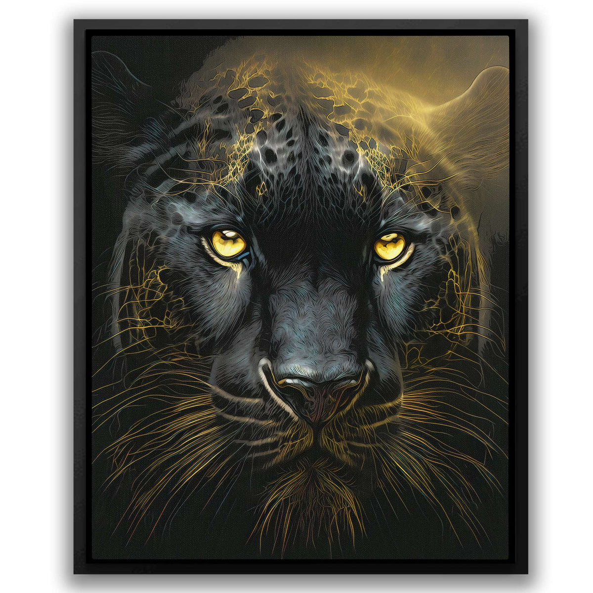 Leopard&#39;s Gaze - Luxury Wall Art