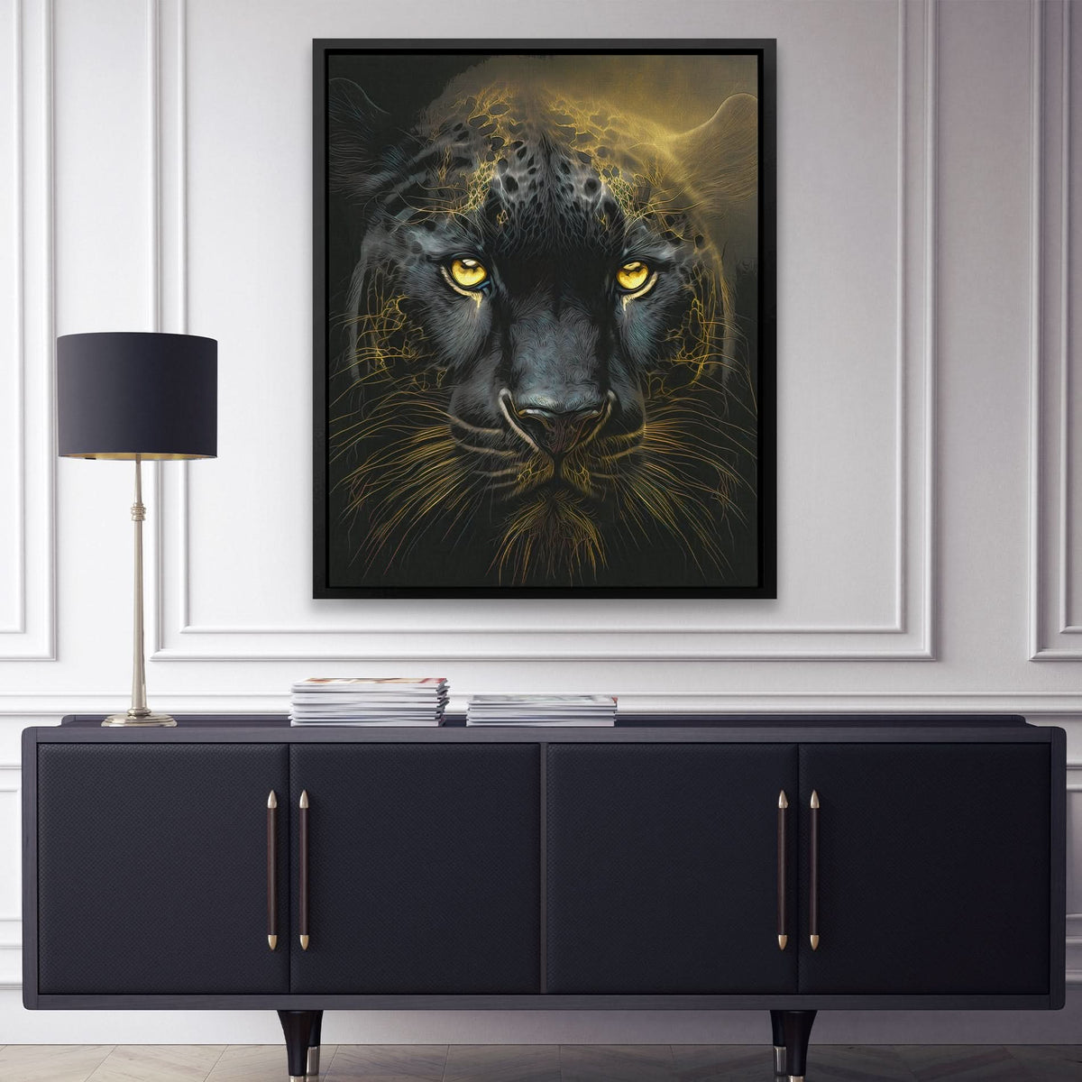 Leopard's Gaze - Luxury Wall Art