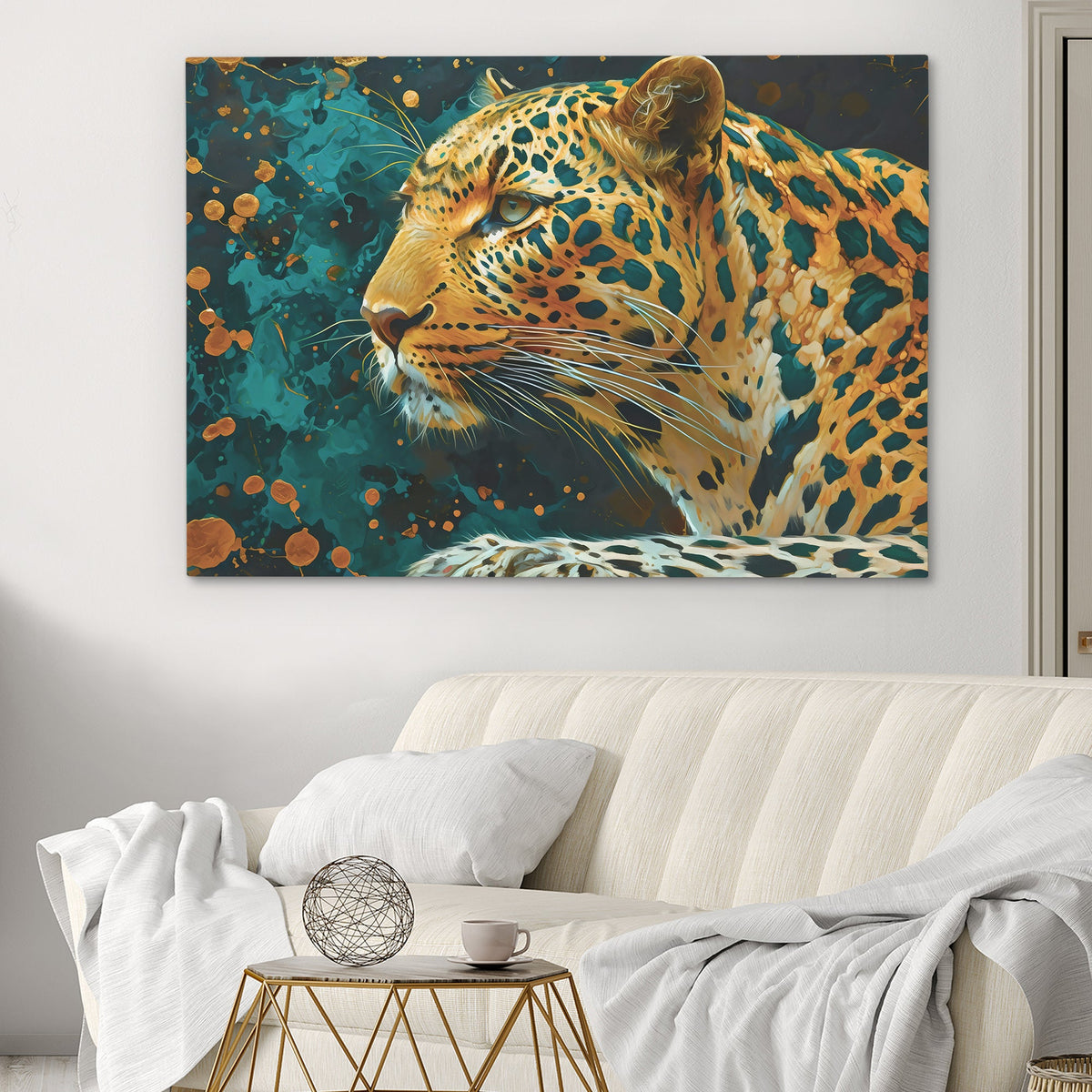Leopard&#39;s Lair - Luxury Wall Art